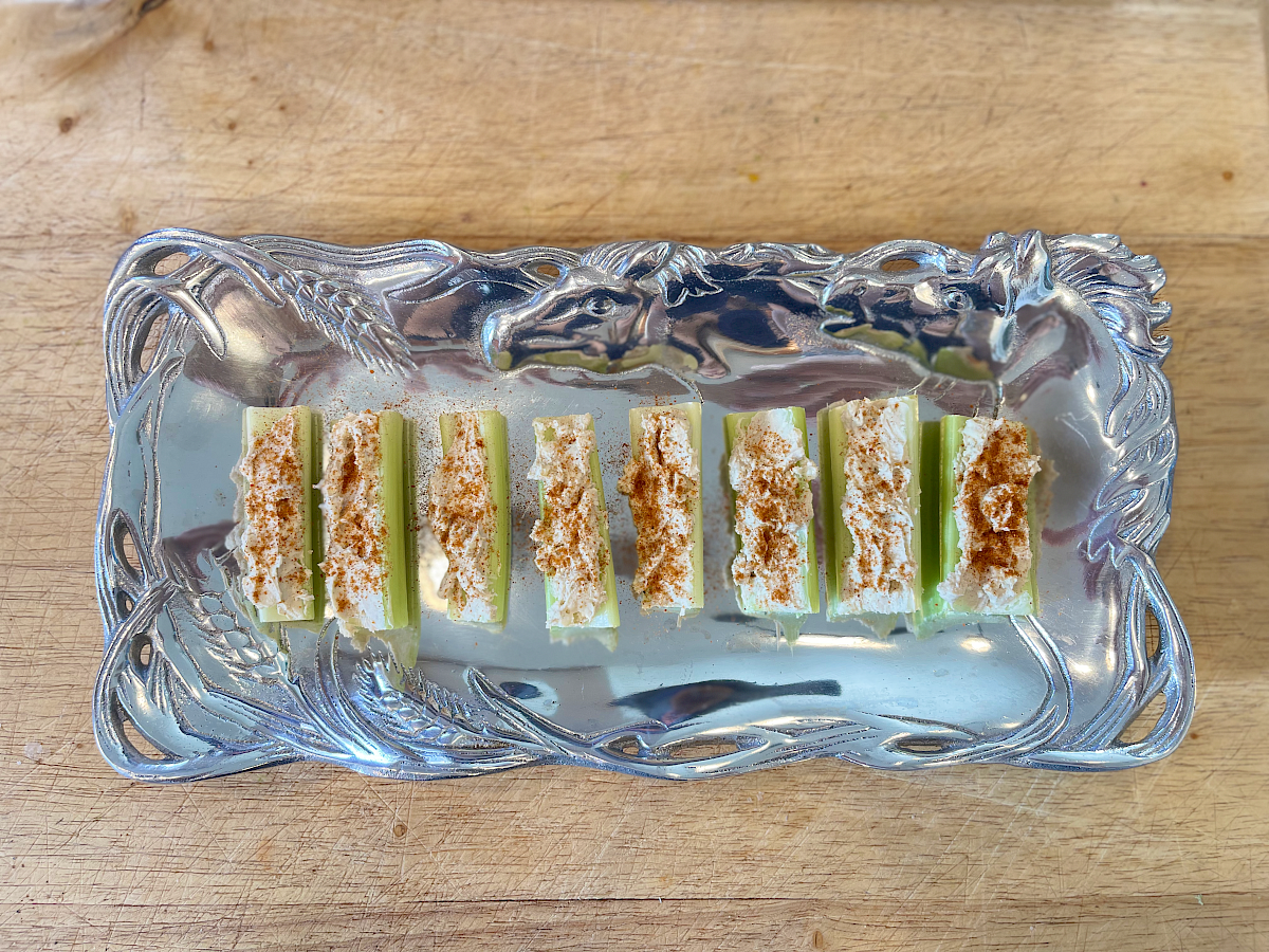 Blue-Cheese Stuffed Celery